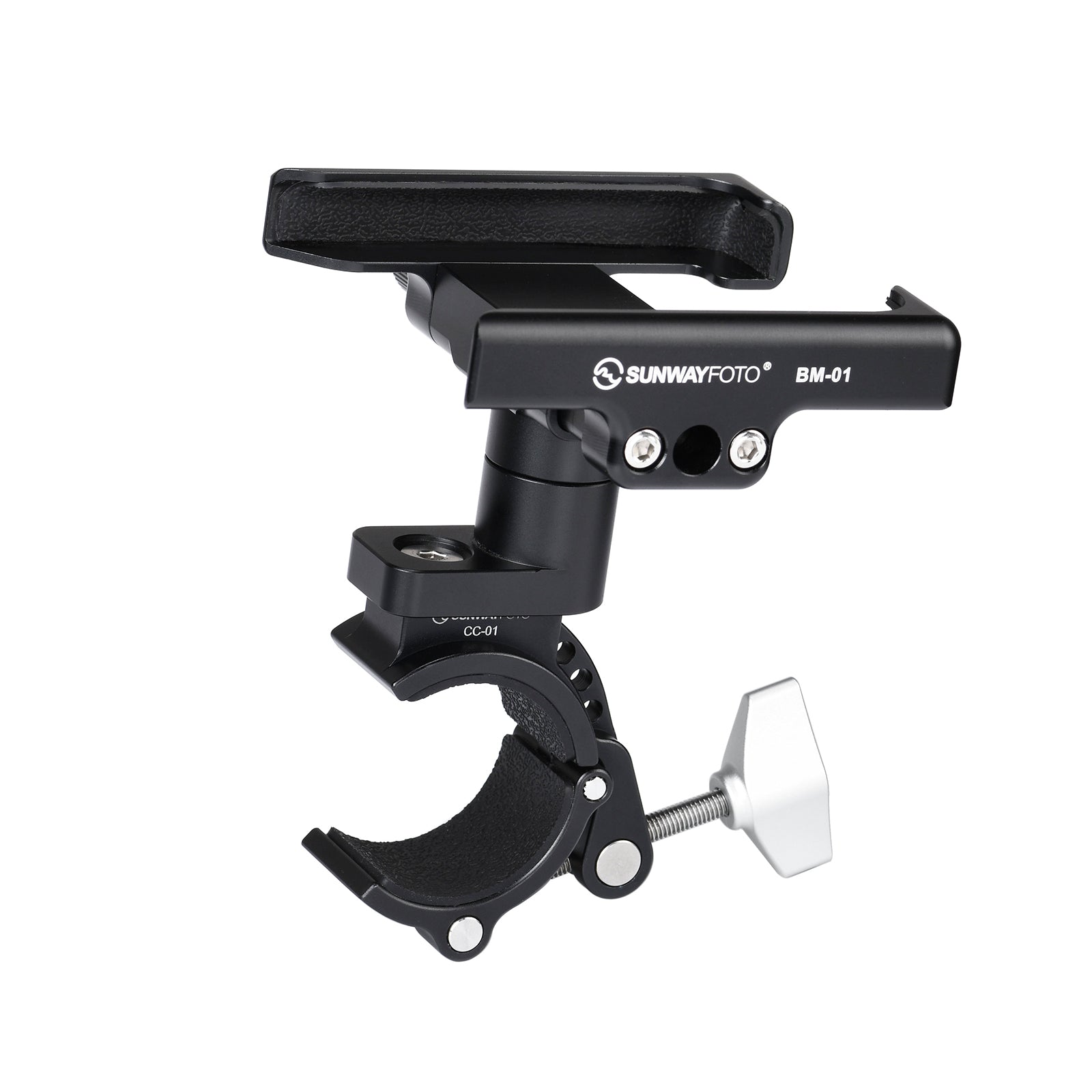 BM-01T Cell Phone Mount for Bike Motorcycle Handlebar Aluminum Smartphone Super Clamp Smartphone Bike Holder