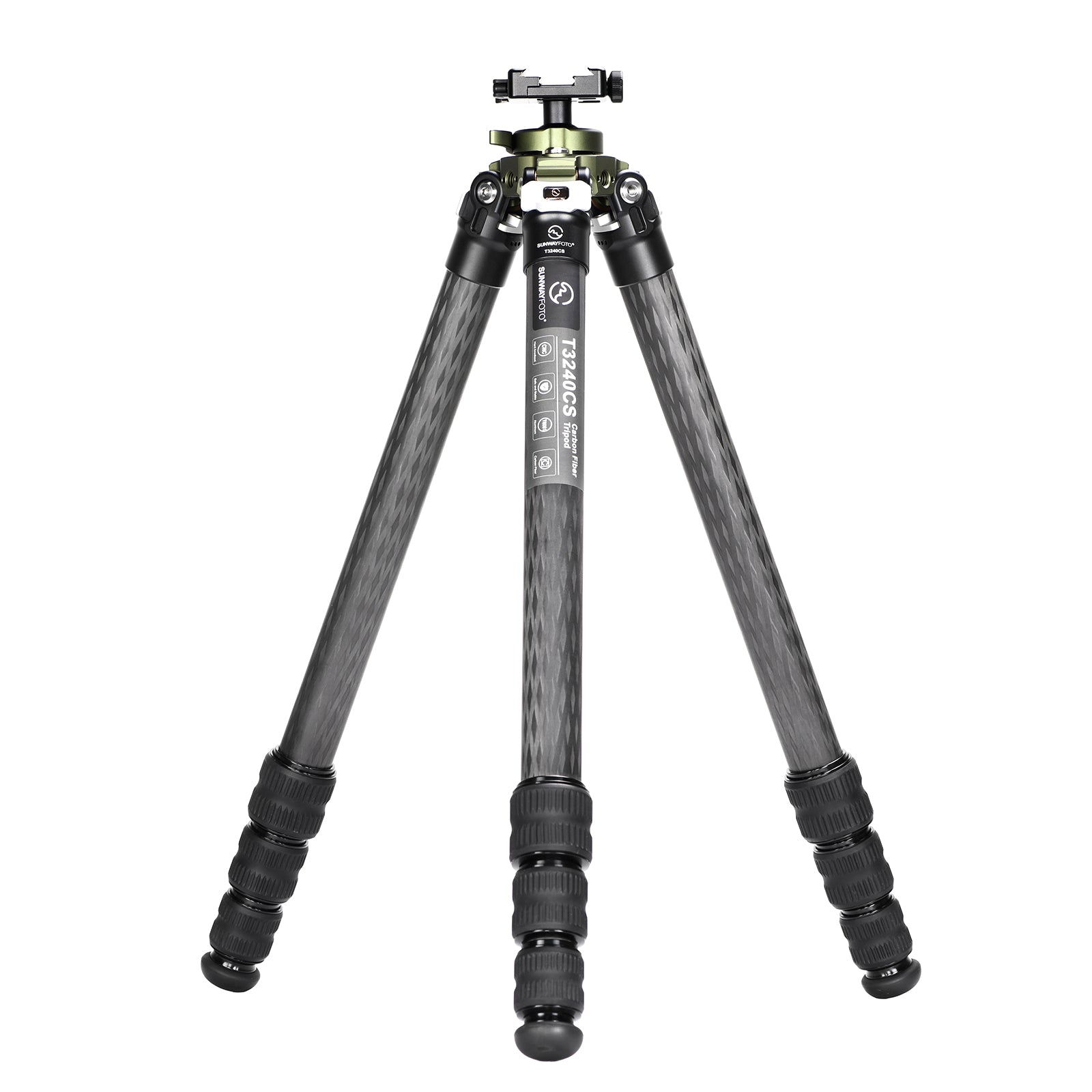 T3240CS Hunting Tripod for Shooting Rifle Stand Carbon Fiber
