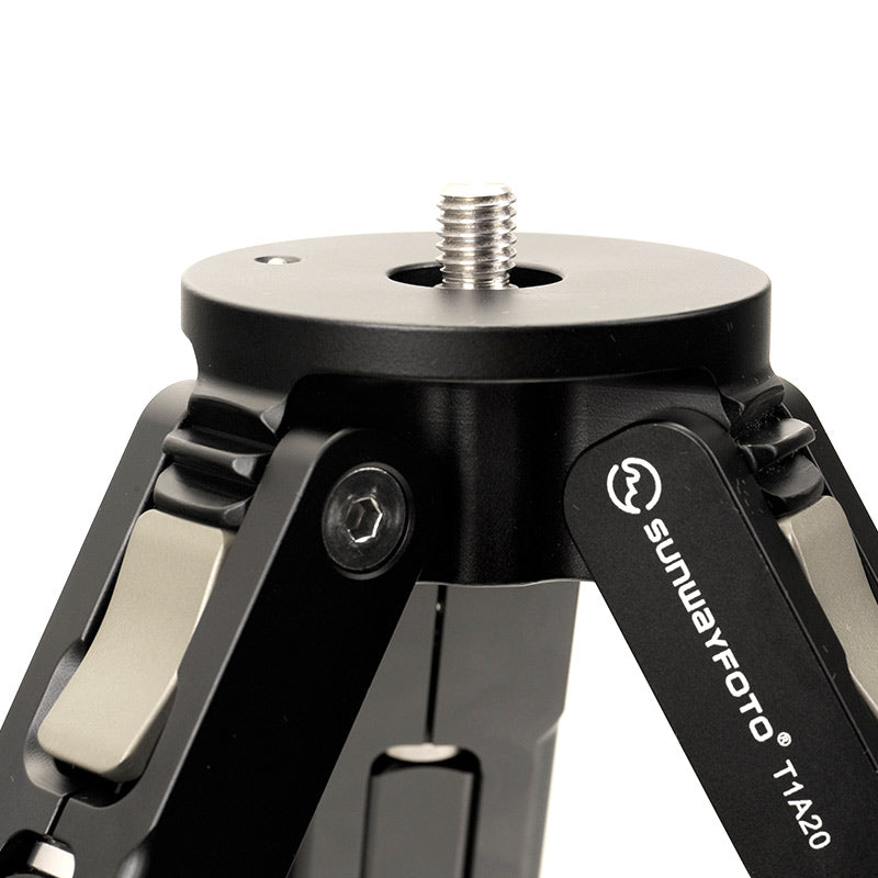 SUNWAYFOTO T1A20 Tripod Aluminum Camera Tabletop Tripod DSLR 3/8 Screw Maximum Load Capacity 25kg