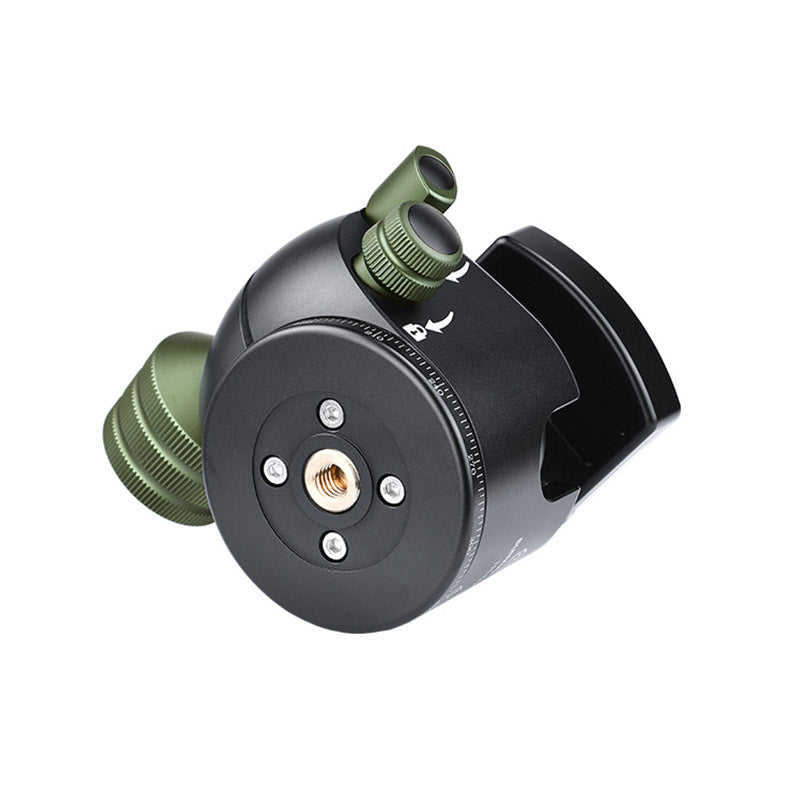 TH-55G Tripod Head 55mm Low Profile Ball Head Mount with Lever Clamp and QR Quick Release Plate for DSRL Camera,Load 77lb(35kg)