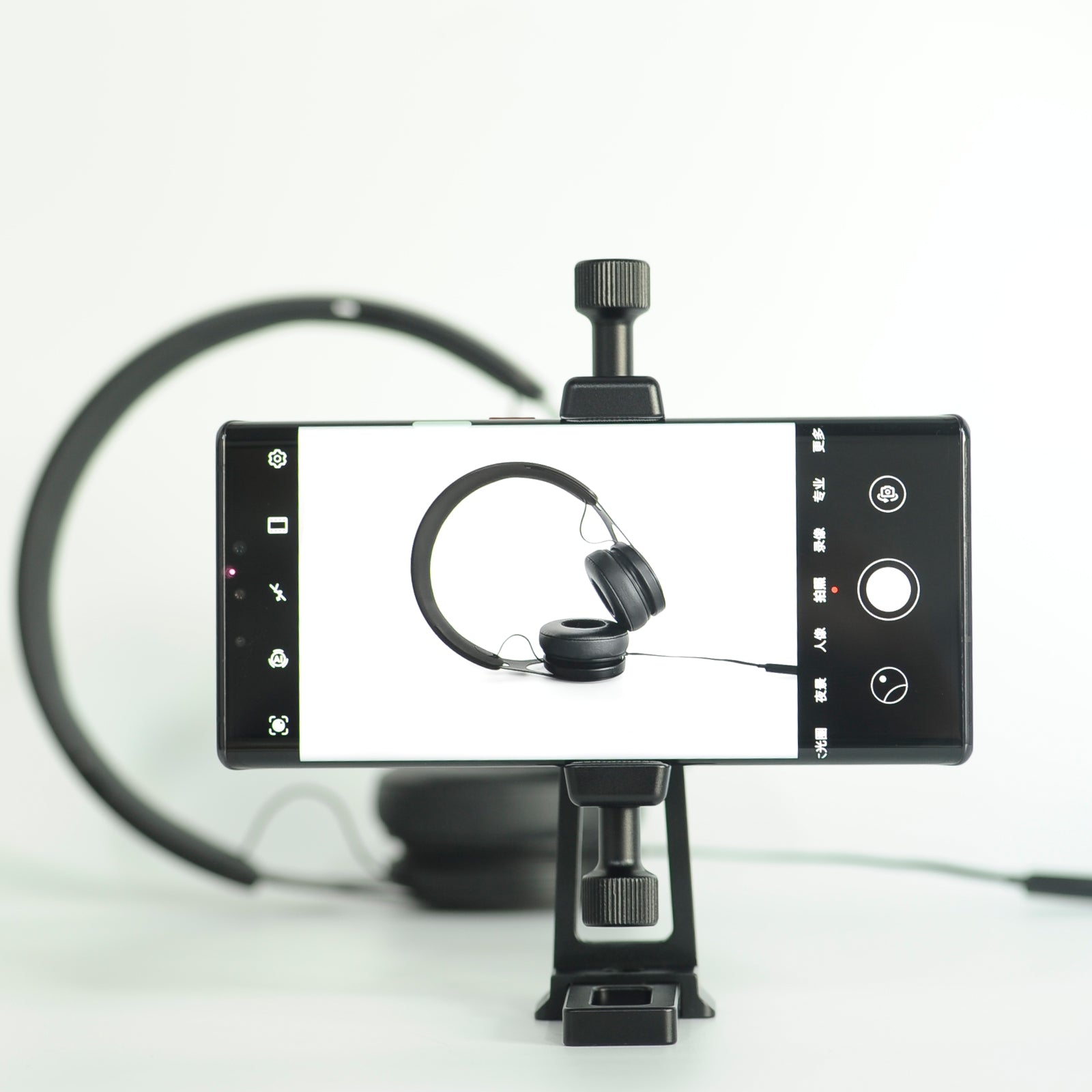 CPC-01 Cell Phone Tripod Mount,Smartphone Tripod Mount Adapter Aluminum, 360° Cell Phone Stand Holder Clamp for iPhone 14 13 12 11 Max Pro Plus