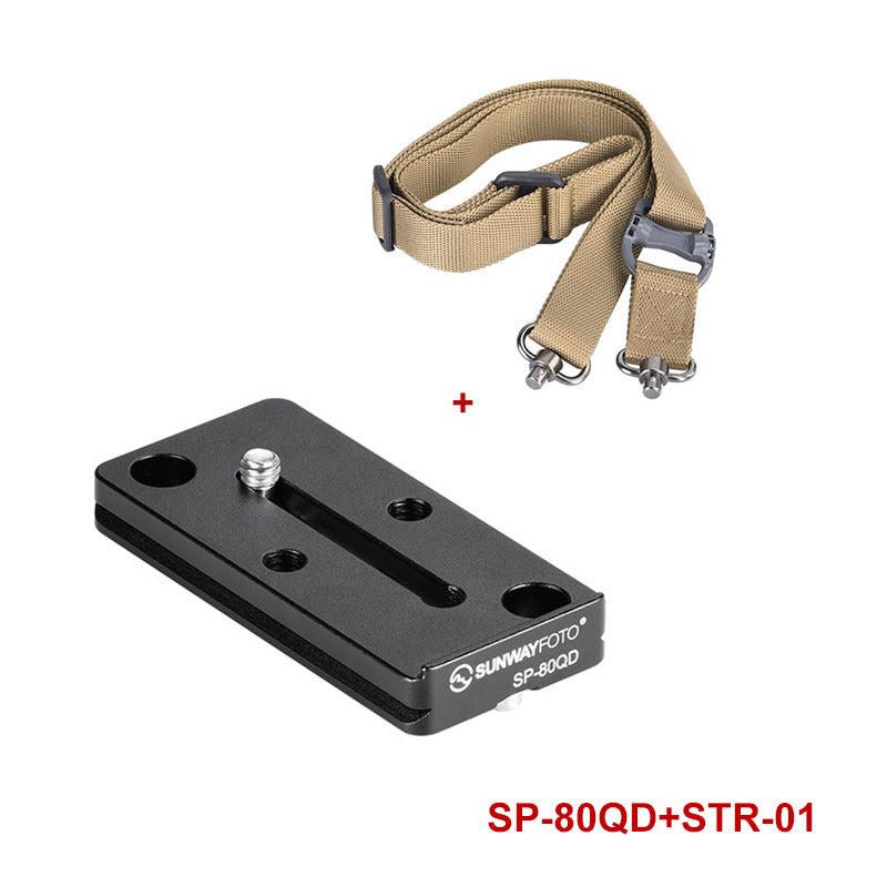 SP-80QD Arca Swiss Quick Release Plate Camera QR Plate with QD Sling Mount