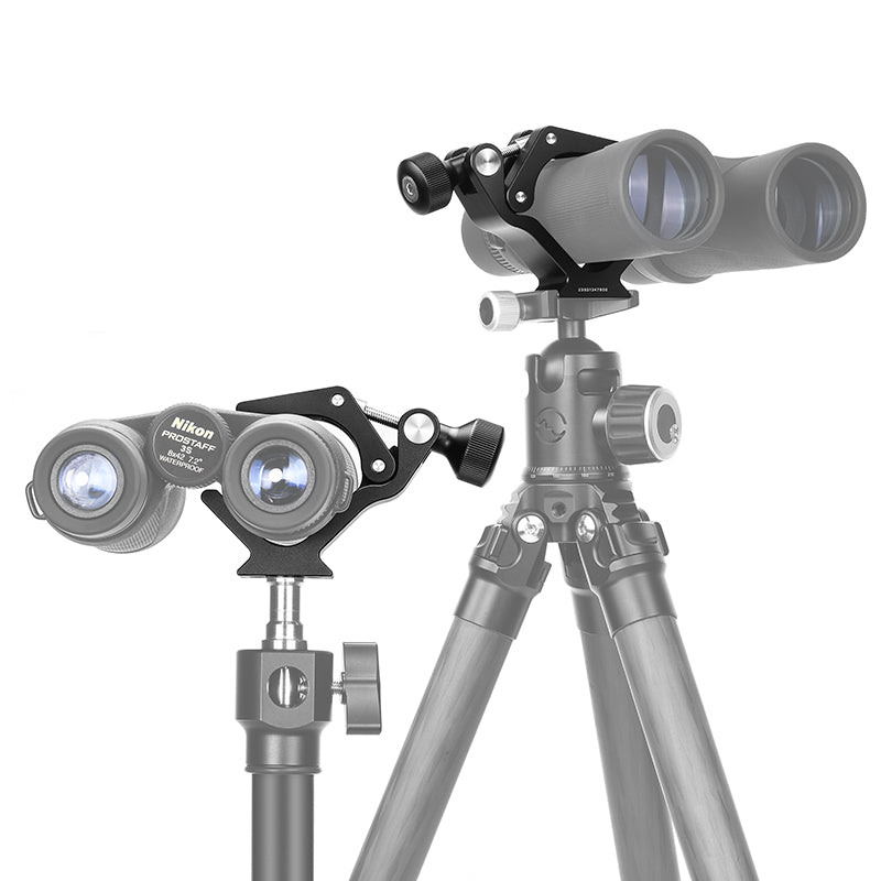 CC-09 Universal Binocular Tripod Adapter Super Clamp with Arca Swiss Plate,Compatible with All Tripods,1/4&3/8