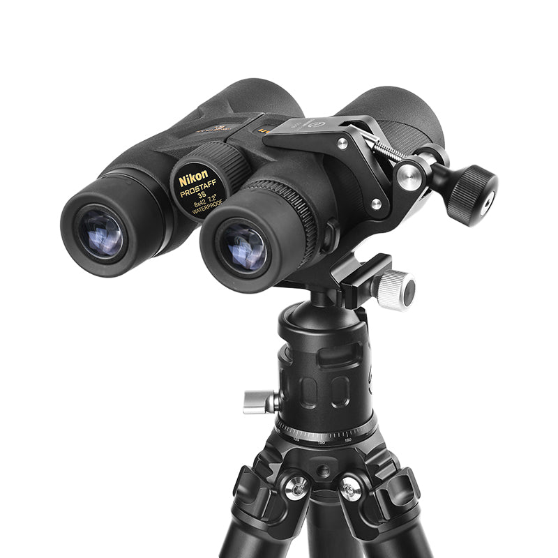CC-09 Universal Binocular Tripod Adapter Super Clamp with Arca Swiss Plate,Compatible with All Tripods,1/4&3/8