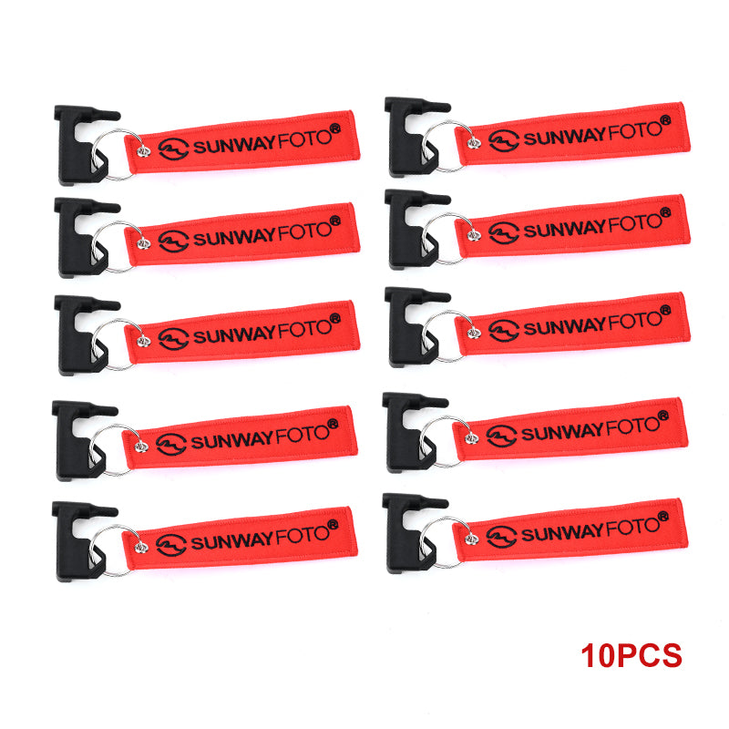 CF-01 Chamber Safety Flag for Rifle Handgun Shotgun with Bright Red Key Chain Tags - Universal Gun Accessories