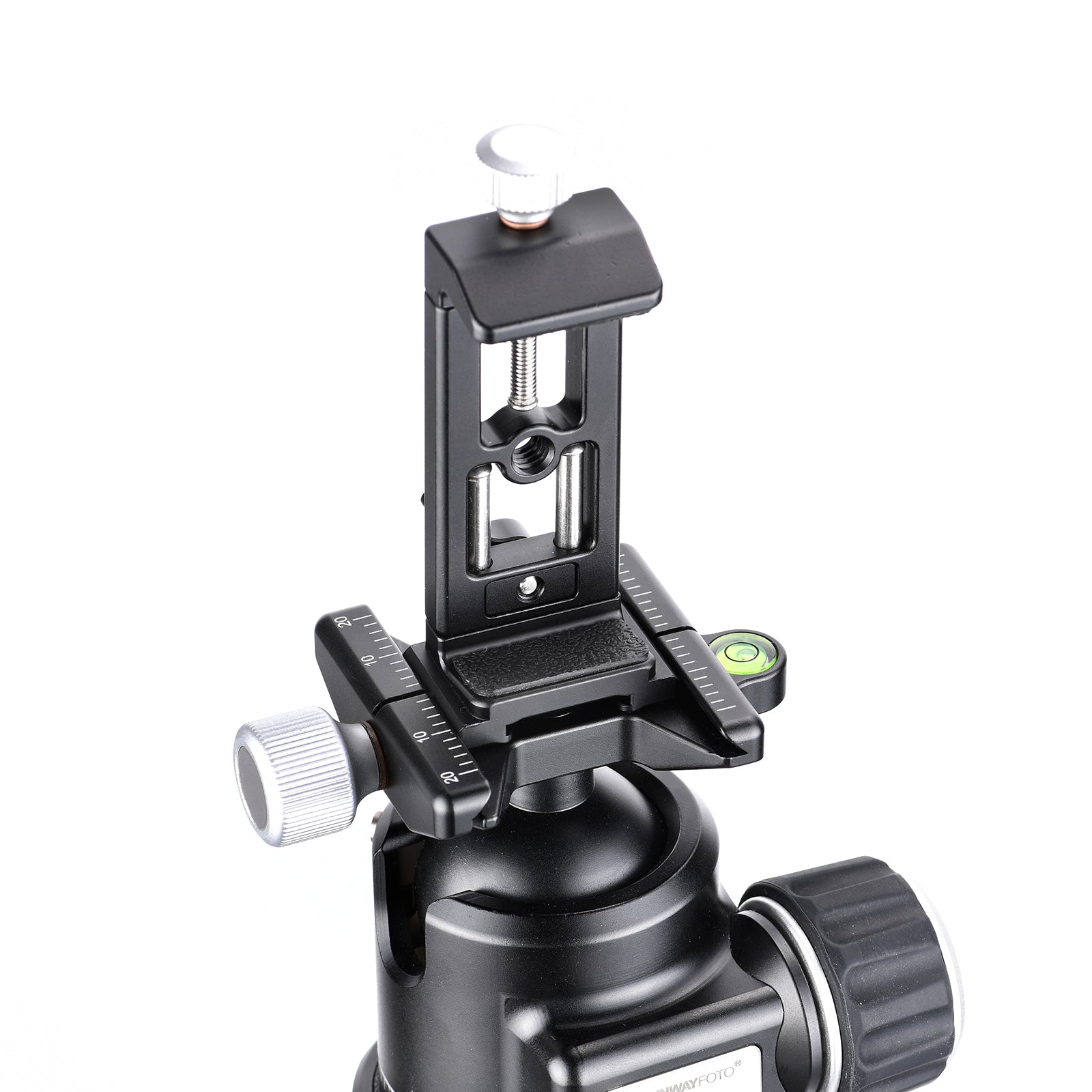 CPC-06 Cell Phone Clamp Tridpod Stand Smartphone Clamp Adapter with Cold Shoe Mount 1/4 Thread Arca Swiss