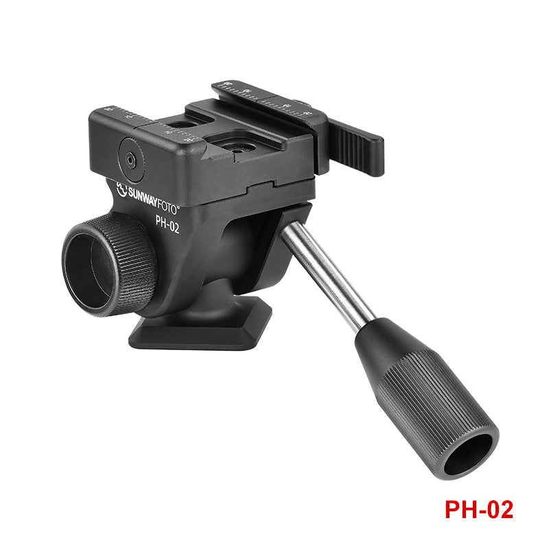 SUNWAYFOTO CPH-02 Car Window Mount Adjustable Vehicle Clamp Mount with Tilt Pan Head Compact for Spotting Scope Monocular Binocular Telescope DSLR Camera with Arca Plate