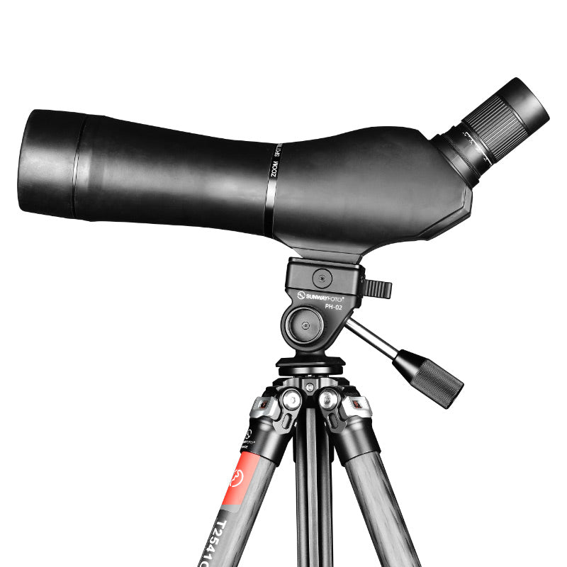 SUNWAYFOTO CPH-02 Car Window Mount Adjustable Vehicle Clamp Mount with Tilt Pan Head Compact for Spotting Scope Monocular Binocular Telescope DSLR Camera with Arca Plate