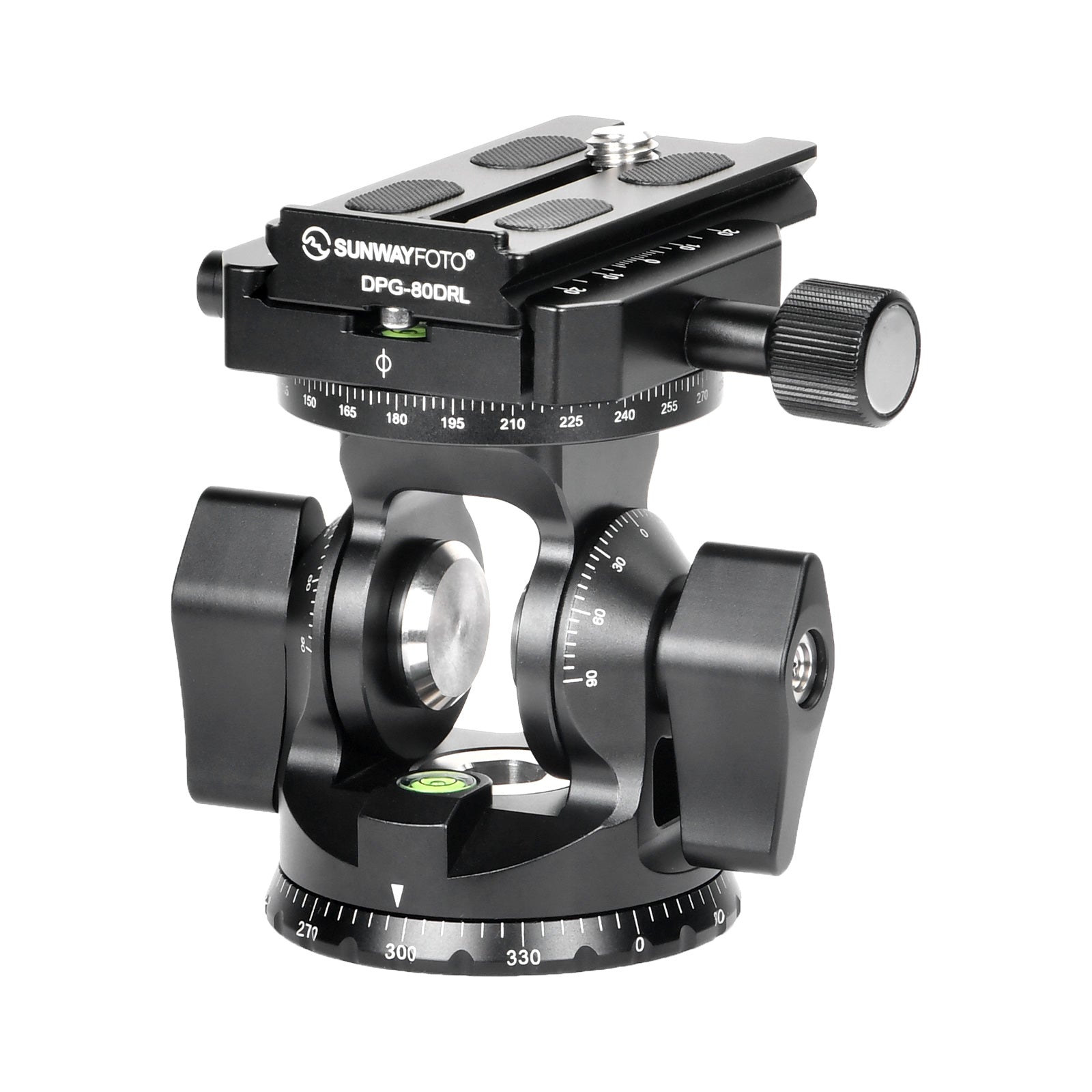 DT-03R Tilt Head with 360 Degree Panoramic Arca Swiss Clamp for Monopod and Tripod 33lbs(15KG) Load Capacity