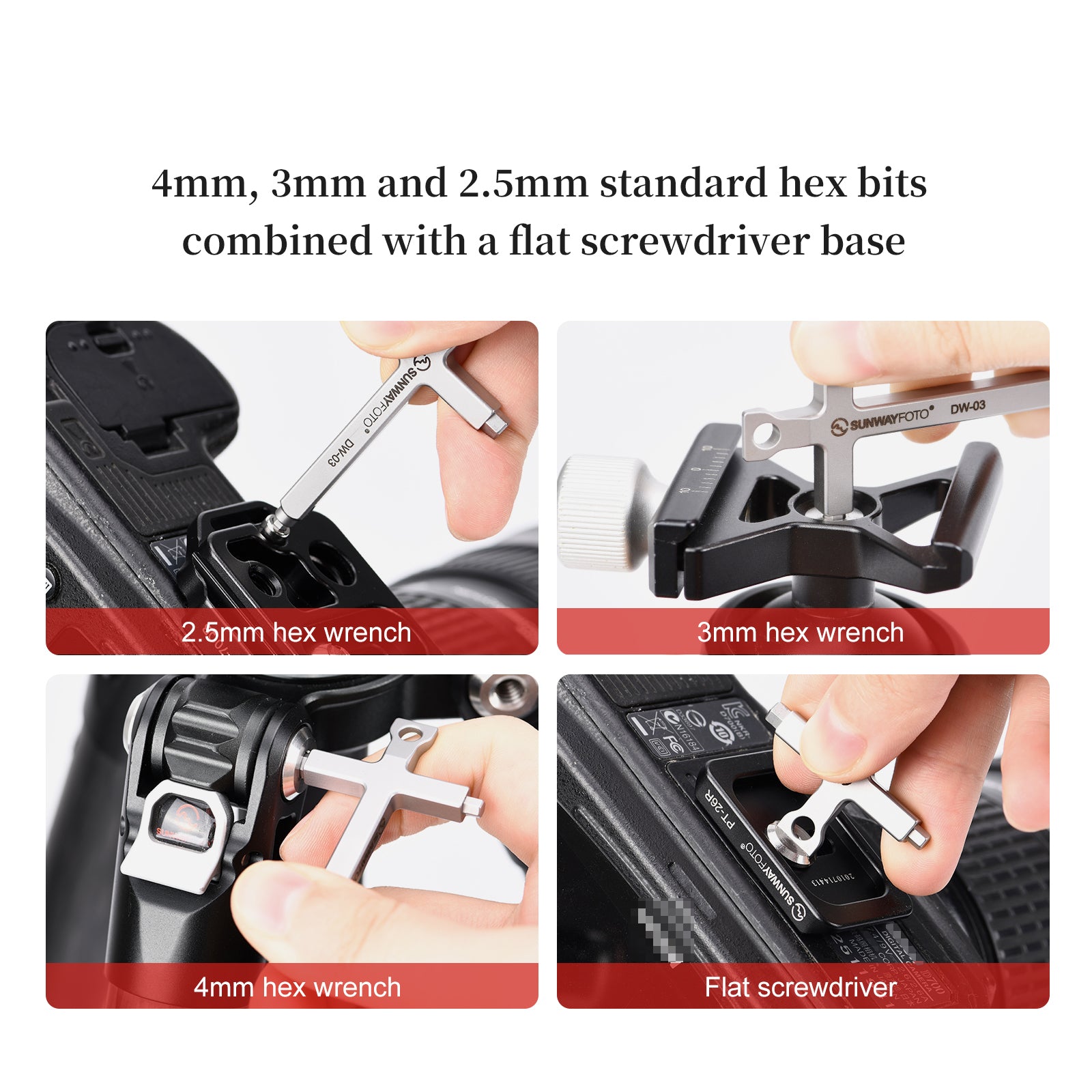 DW-03 Hex Key Wrenches Stainless 2.5/3/4mm Steel Cross necklace