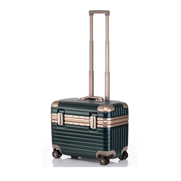 Photography aluminum frame trolley case universal wheel travel suitcase small captain's case 20 inches