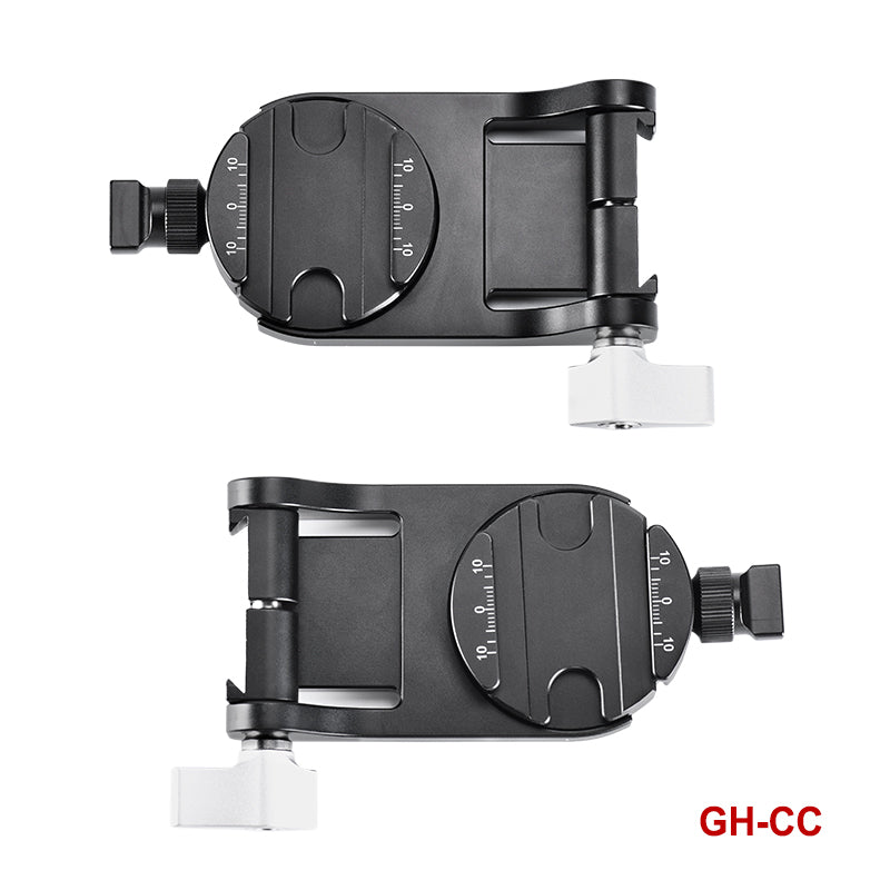 GH-03+ Dual-camera  Gimbal Head for Tripod Aluminum Load 66 lbs(30 Kgs)