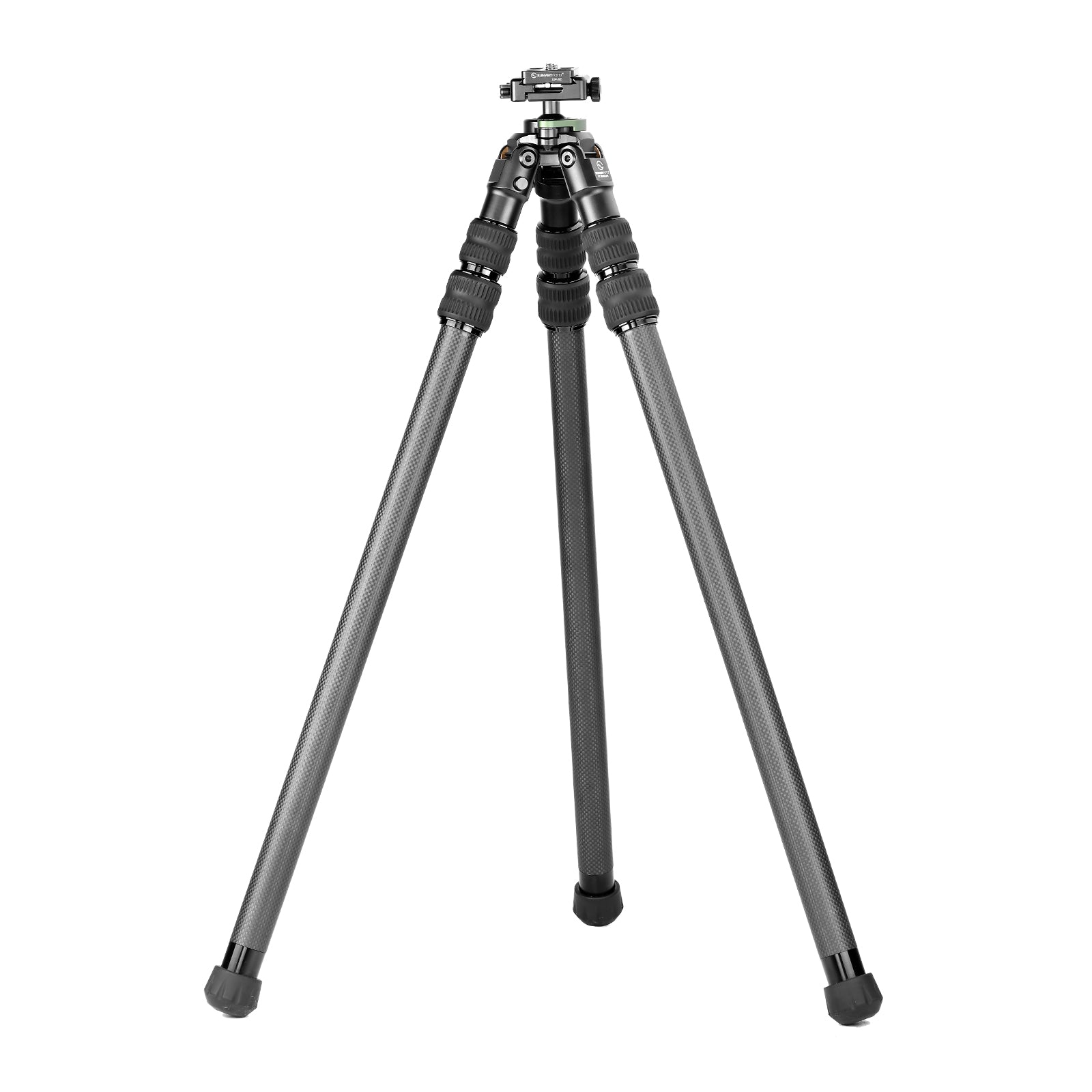Sunwayfoto HT2830CSPI Inverted Leg Carbon Fiber Tripod for Hunting with Ball Head,Arca-Swiss Picatinny Rail Adapter Clamp,150cm/59'' Tall