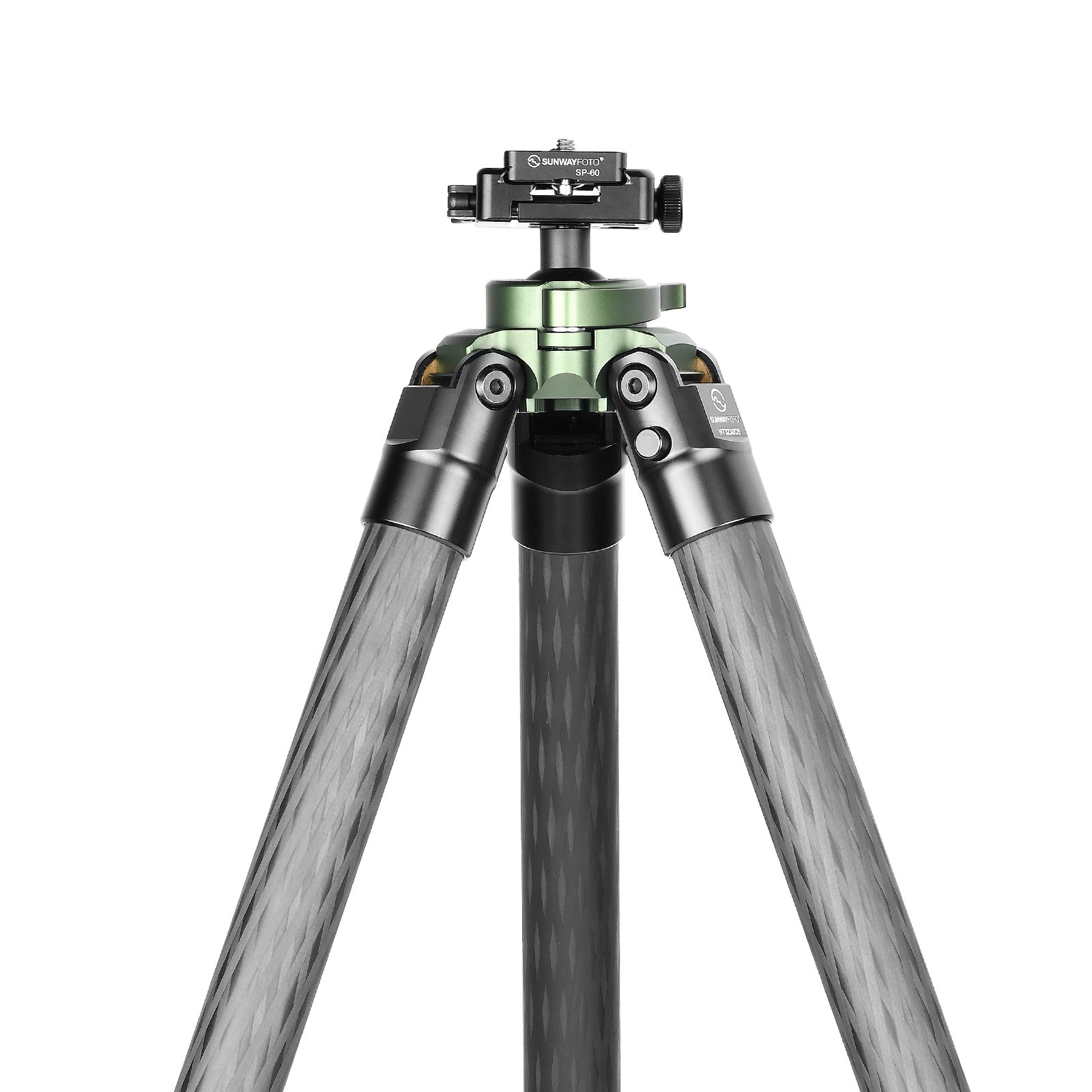 Sunwayfoto HT3230CS Carbon Fiber Tripod for Hunting with 30mm Ball Head,3-Sections,Load 61.6lb(28kg)