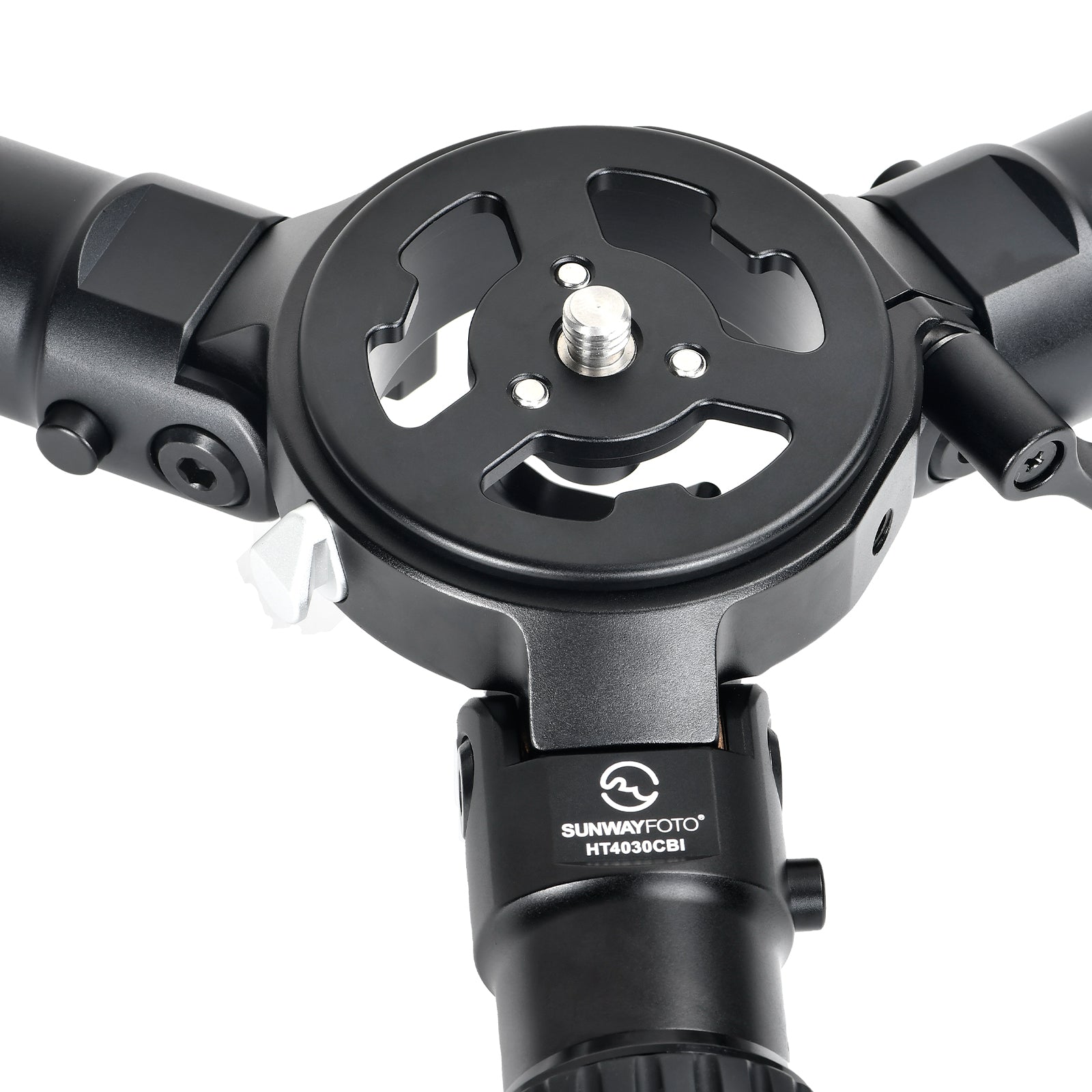 SUNWAYFOTO HT4030CBI Inverted Leg Carbon Fiber Heavy Duty Tripod with 65mm Bowl , 40mm, 3 Sections, 59'' (150cm) Tall, Load 66lb.(30kg)