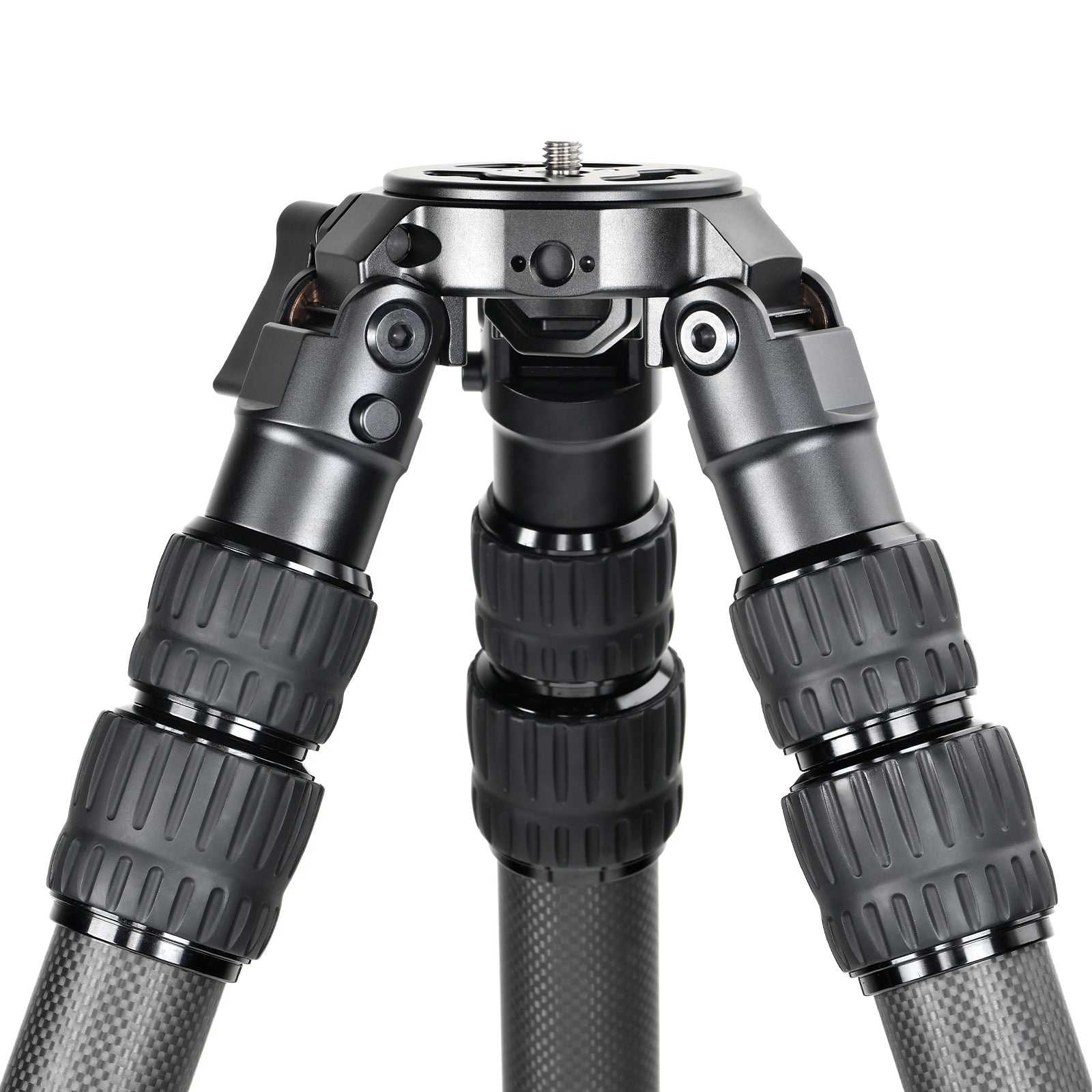 SUNWAYFOTO HT4030CBI Inverted Leg Carbon Fiber Heavy Duty Tripod with 65mm Bowl , 40mm, 3 Sections, 59'' (150cm) Tall, Load 66lb.(30kg)