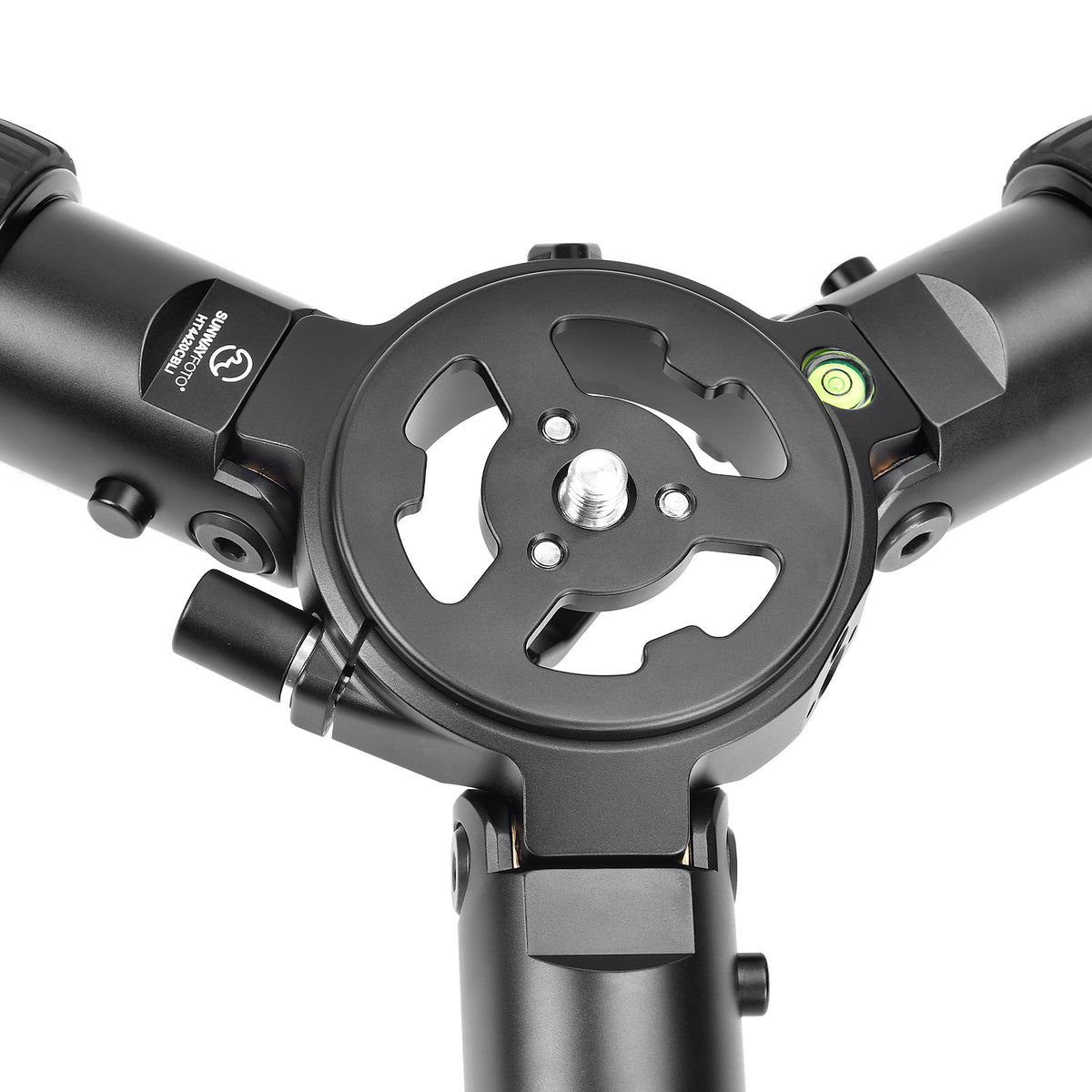 SUNWAYFOTO HT4420CBLI Inverted Leg Carbon Fiber Heavy Duty Tripod, 44mm, 2 Sections, 64'' (163cm) Tall, Load 110lb.(50kg)