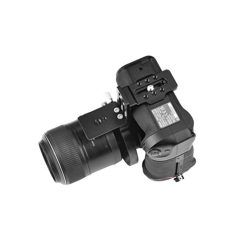 LS-85 85mm Rotating Collar for Canon Nikon Sony DSLR Camera with Battery Grip, Tripod Mount Ring Lens Support Collar Arca Swiss Plate Mount DSLR Horizontal Vertical Switching