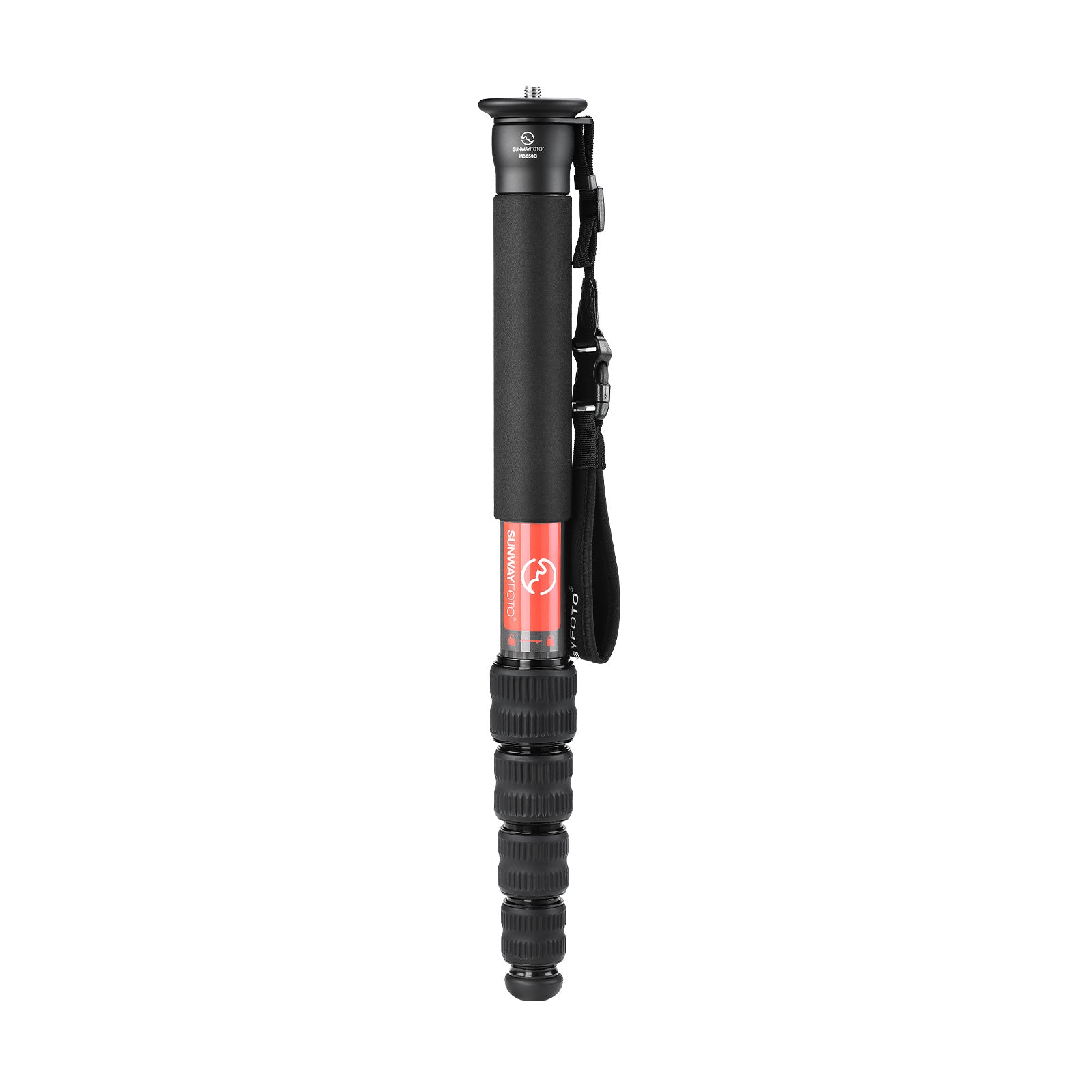 Sunwayfoto M3650C Carbon Fiber Monopod with Integrated Safety Strap for DSLR Camera,Load 22lbs(10kg),68Inch,36mm,5 Sections