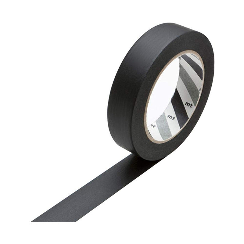 Kamoi Processing Paper, Masking Tape, 1.0 inch (25 mm) Width x 164.0 ft (50 m) Roll, MTFOTO01 Mt foto Black(Made in Japan)