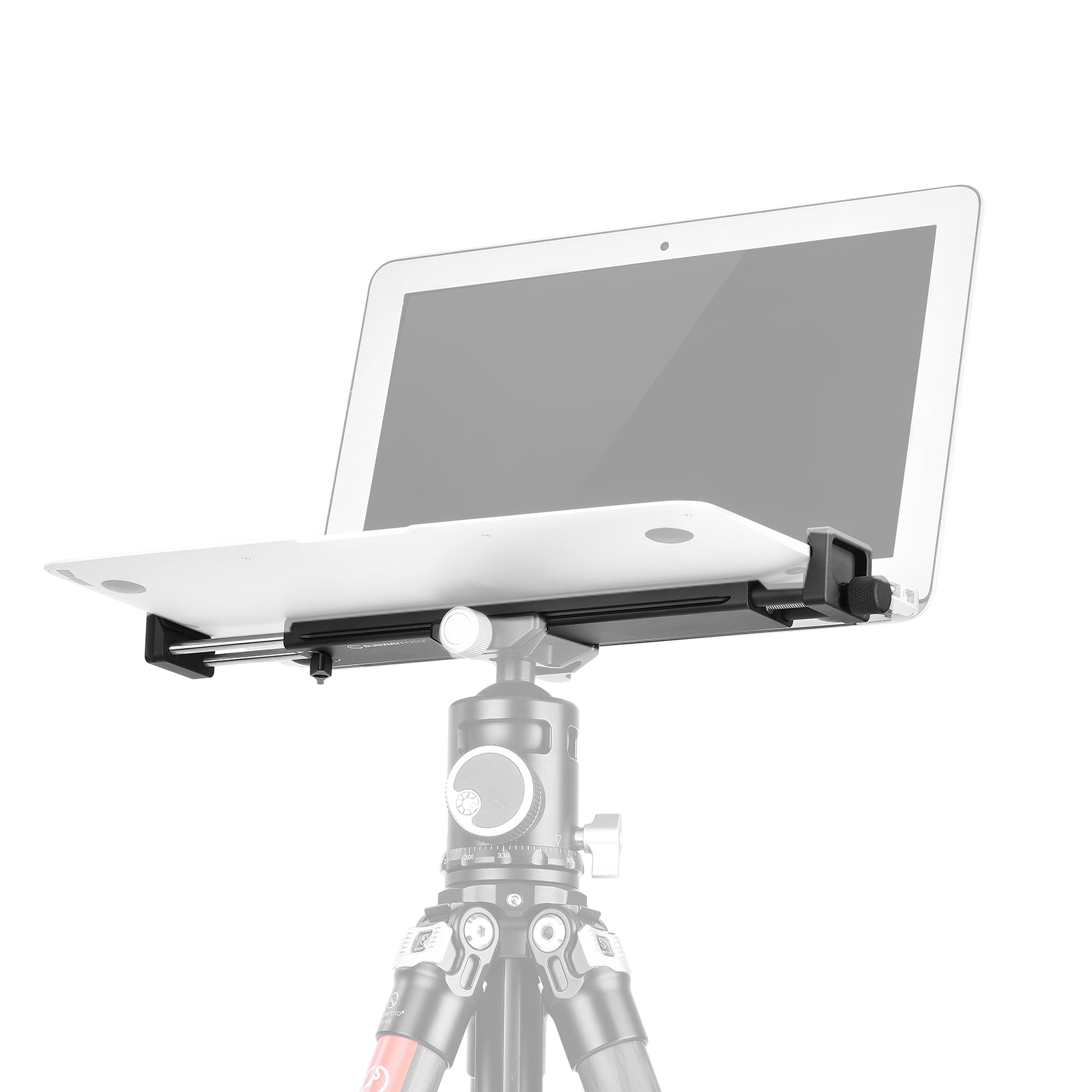 SUNWAYFOTO PC-05 Universal Laptop Stand for Arca Swiss Tripod, Laptop Holder for Macbook Pro, Tablet Mount for Ipad