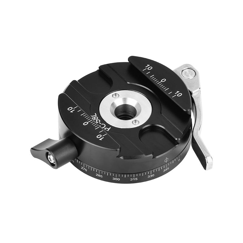 PC-58L 58mm Universal 360° Pan Arca Swiss Clamp,Lever Lock QR Clamp,3/8''-16 Screw