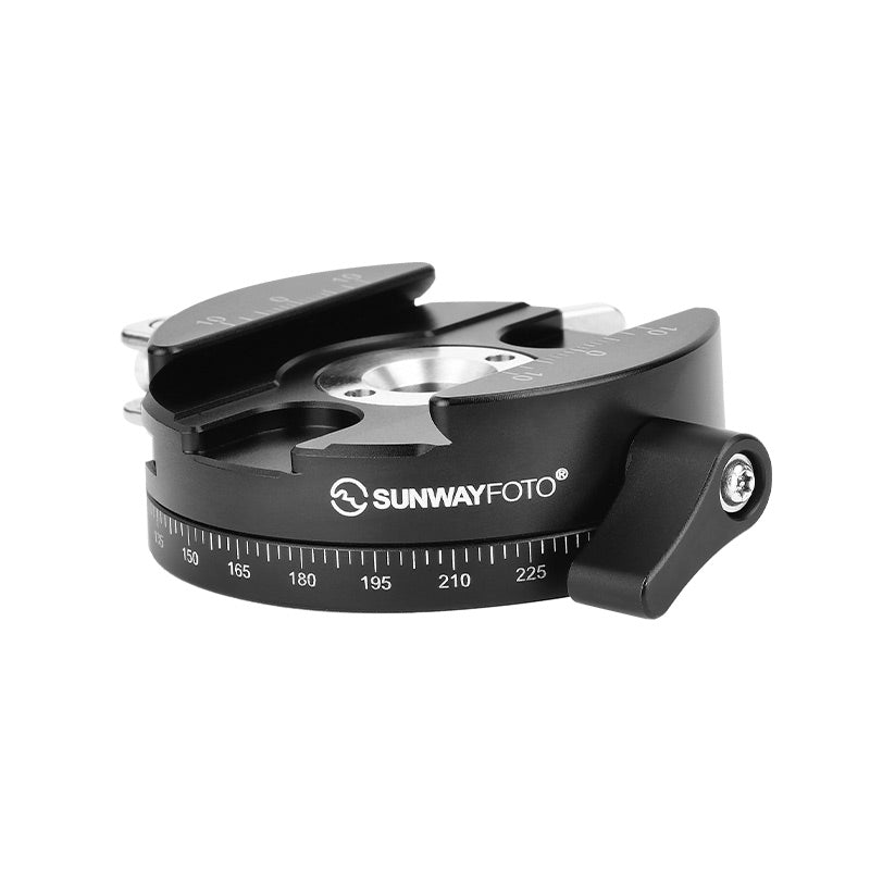 PC-58L 58mm Universal 360° Pan Arca Swiss Clamp,Lever Lock QR Clamp,3/8''-16 Screw