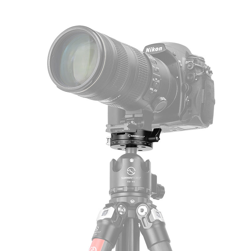 PC-58L 58mm Universal 360° Pan Arca Swiss Clamp,Lever Lock QR Clamp,3/8''-16 Screw