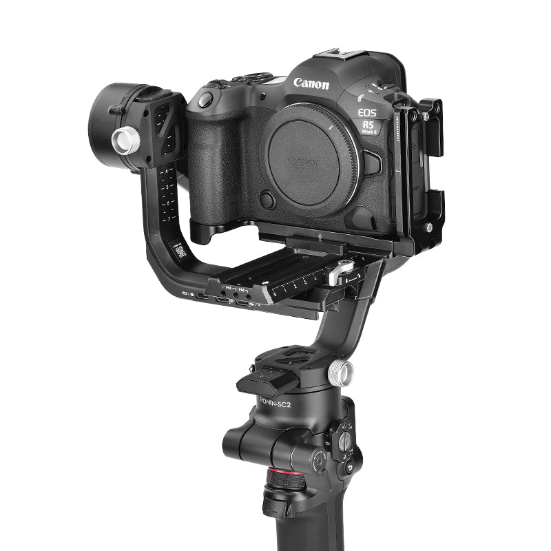 SUNWAYFOTO PCL-R5II L-bracket for Canon Eos R5II Arca Swiss Quick Release Plate compatible Tripod and Ronin RSC2/3/4