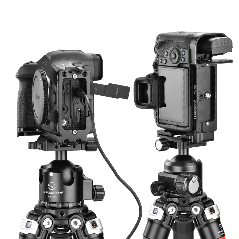 SUNWAYFOTO PCL-R5II L-bracket for Canon Eos R5II Arca Swiss Quick Release Plate compatible Tripod and Ronin RSC2/3/4