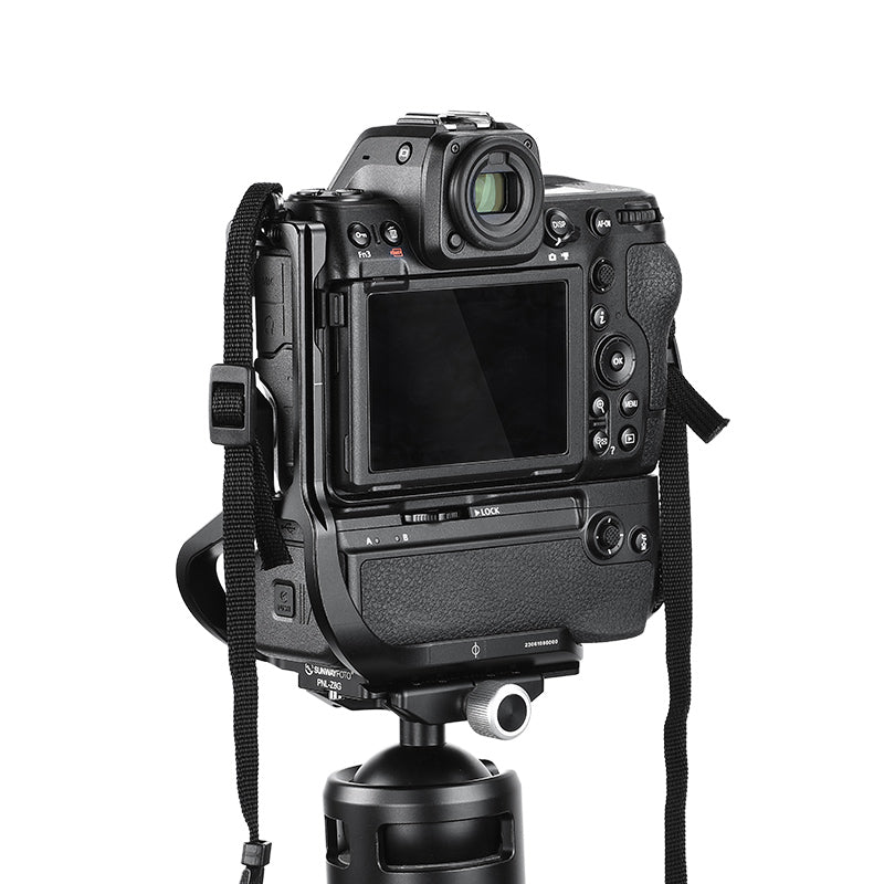 PNL-Z8G Custom L-bracket for Nikon Z8 with battery grip MB-N12 Arca Swiss