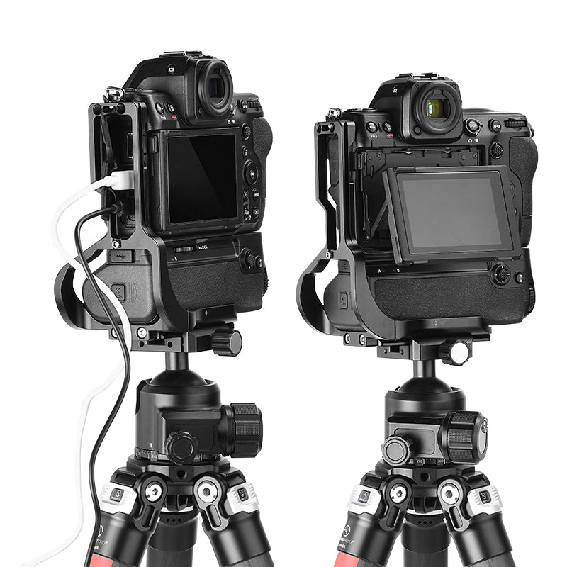 PNL-Z8GII Custom L-bracket for Nikon Z8 with Battery Grip MB-N12 Arca Swiss Plate