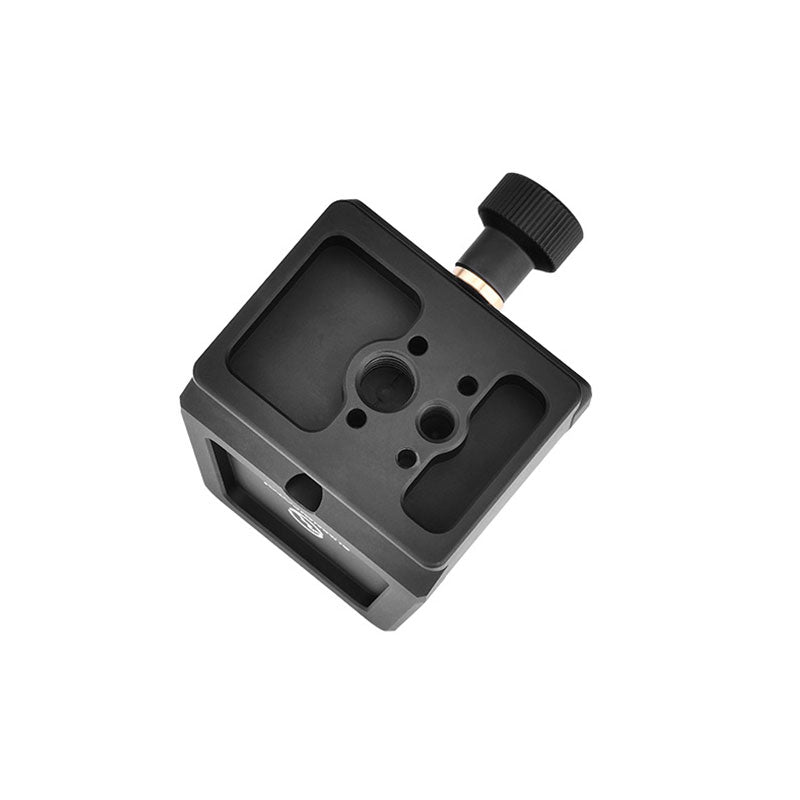 SUNWYAFOTOT RTM-01 Tripod Mount Adapter for Laser Rangefinder with Arca Swiss Quick Release Plate, 1/4"-20&3/8"-16 Screw Sockets