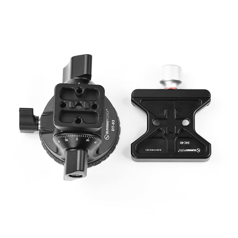 SAC-60 Arca Swiss Quick Release Clamp, DT-03S Dedicated Screw-knob Clamp