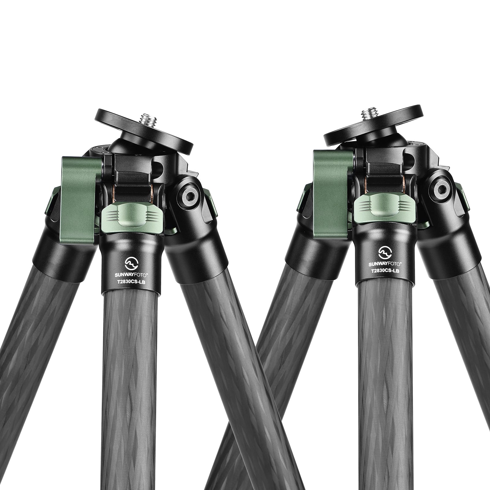 Sunwayfoto T2830CS-LB Low Center of Gravity Carbon Fiber Tripod , 28mm, 3-Sections, Load 44.1lb(20kg)