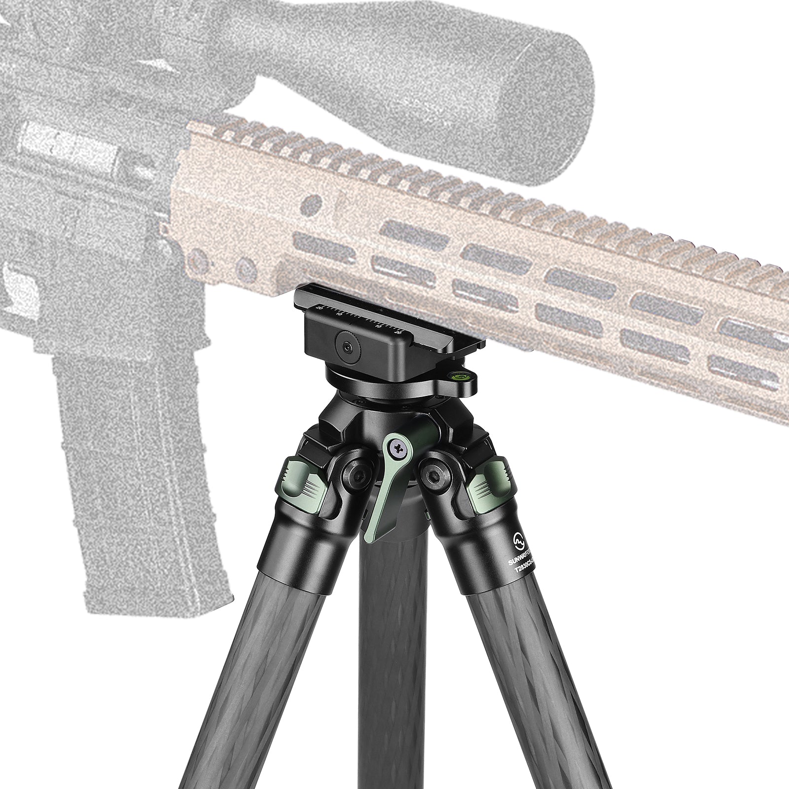 Sunwayfoto T2830CS-LB Low Center of Gravity Carbon Fiber Tripod , 28mm, 3-Sections, Load 44.1lb(20kg)