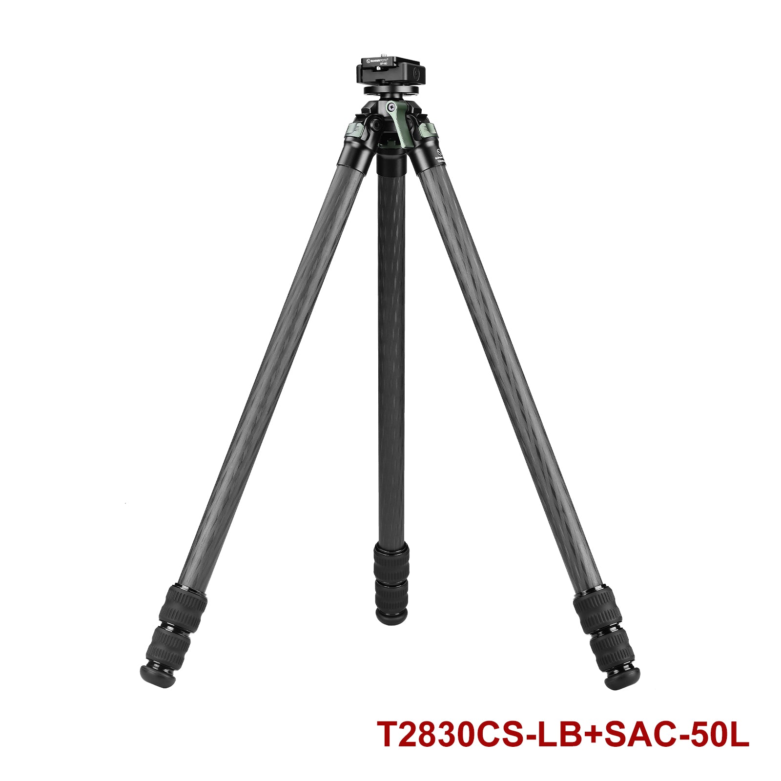Sunwayfoto T2830CS-LB Low Center of Gravity Carbon Fiber Tripod , 28mm, 3-Sections, Load 44.1lb(20kg)