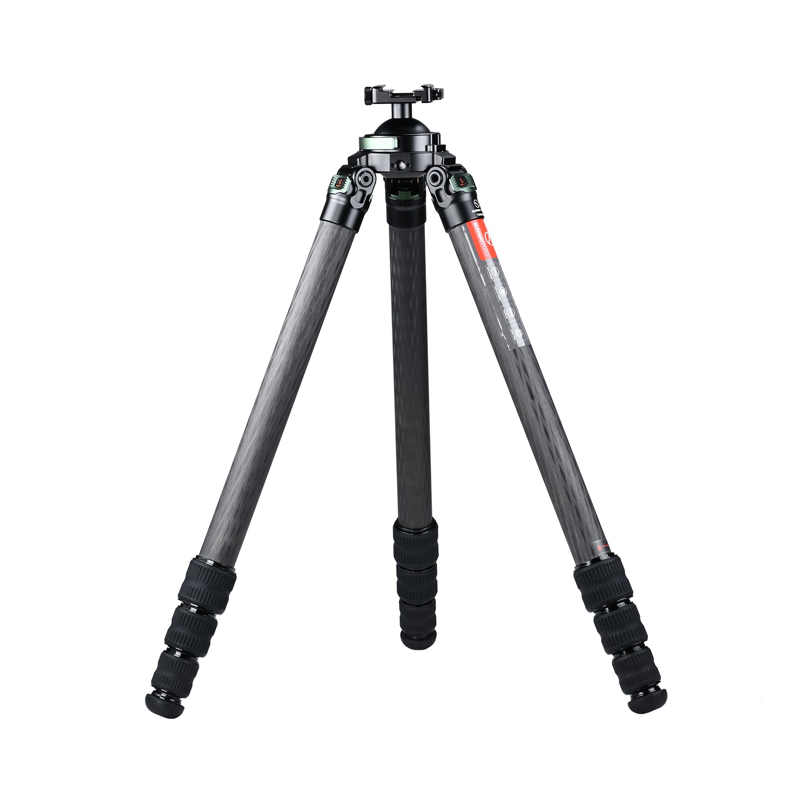 T3640CS-D Hunting Tripod for Shooting Rifle Stand Carbon Fiber,36mm,4 Sections,load 66lbs(30kgs),with Arca-Swiss Picatinny Adapter Clamp