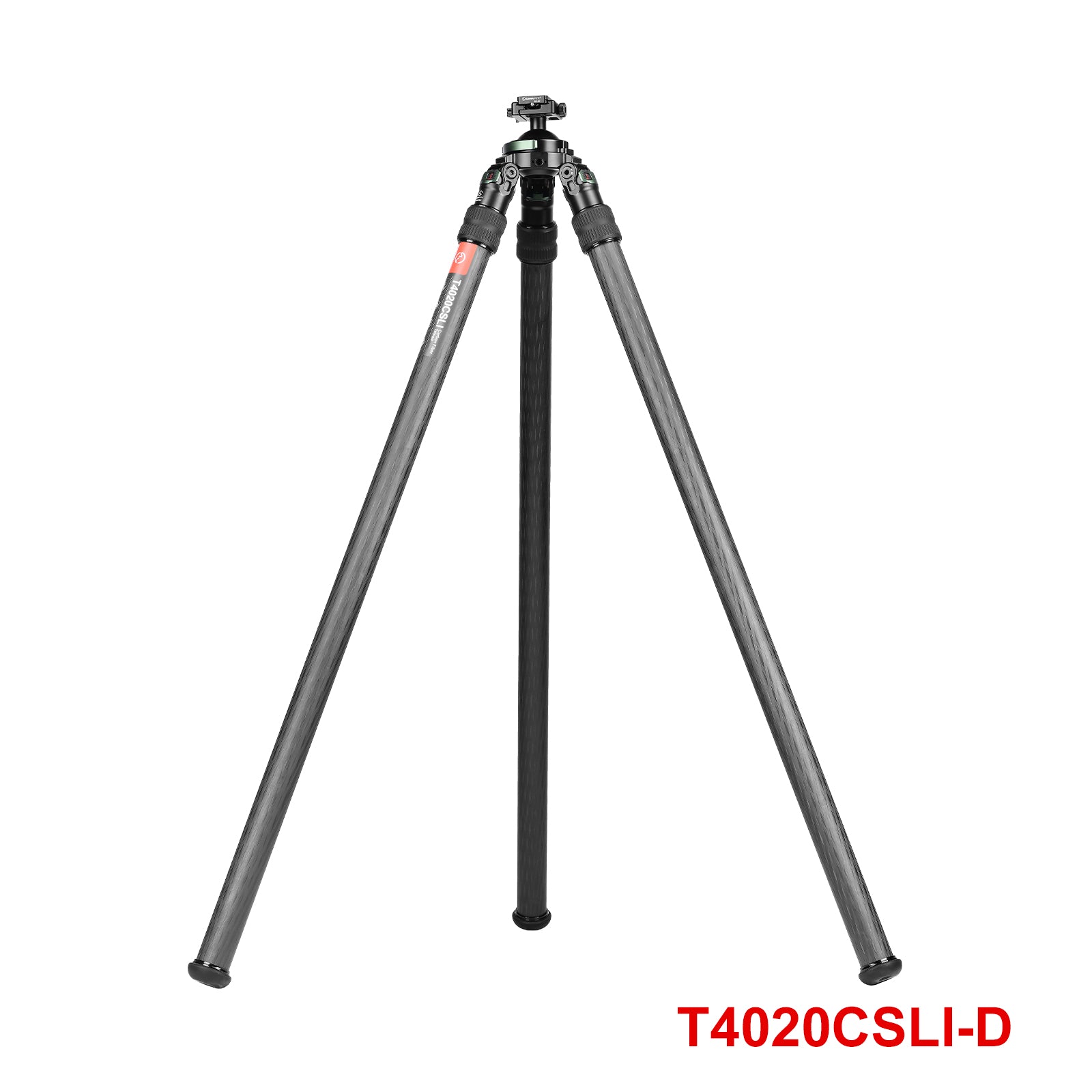 SUNWAYFOTO T4020CSLI, 70” Tall Inverted Leg Series Carbon Fiber Tripod with 65mm Arca Ballhead, 40mm Tubes Two Section