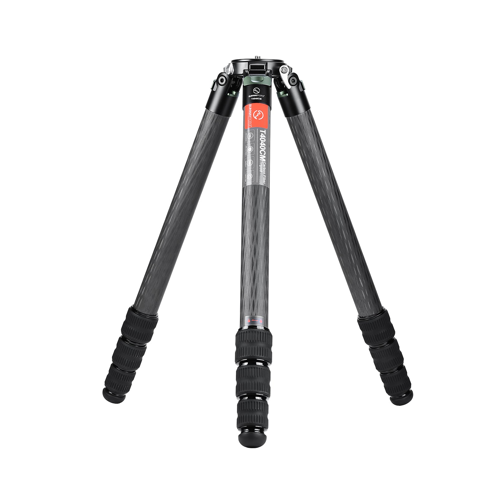 T4040CM Heavy Duty Carbon Fiber Tripod for Video Camera Photography and Hunting, 4 sections, 88lb(40kg) Load