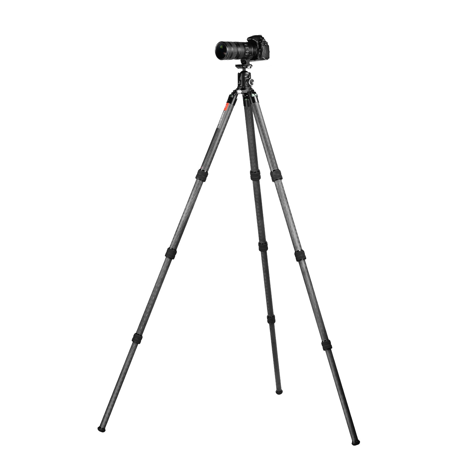 T4040CM Heavy Duty Carbon Fiber Tripod for Video Camera Photography and Hunting, 4 sections, 88lb(40kg) Load