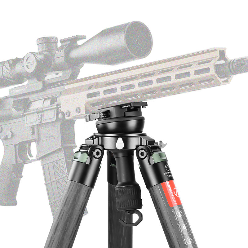 SUNWAYFOTO TAP-75LDC 75mm Half Ball Bowl Adapter with Arca Swiss/Picatinny Lever Clamp for Heavy Duty Tripod