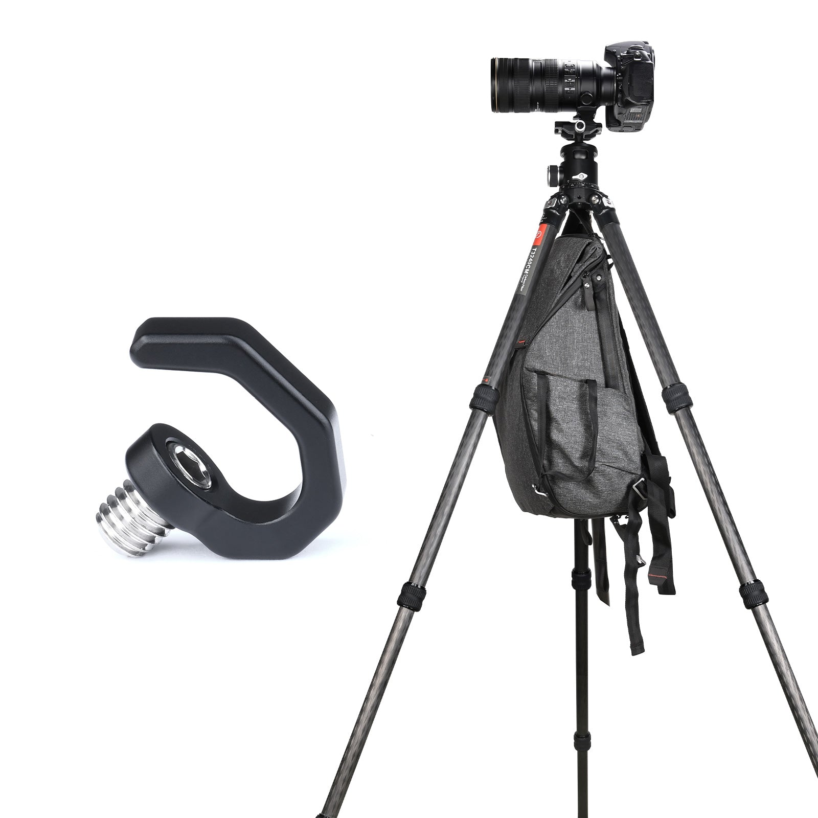 Sunwayfoto TC-01 Tripod Counterweight Hook for Tripod with 3/8''-16 Mounting Thread