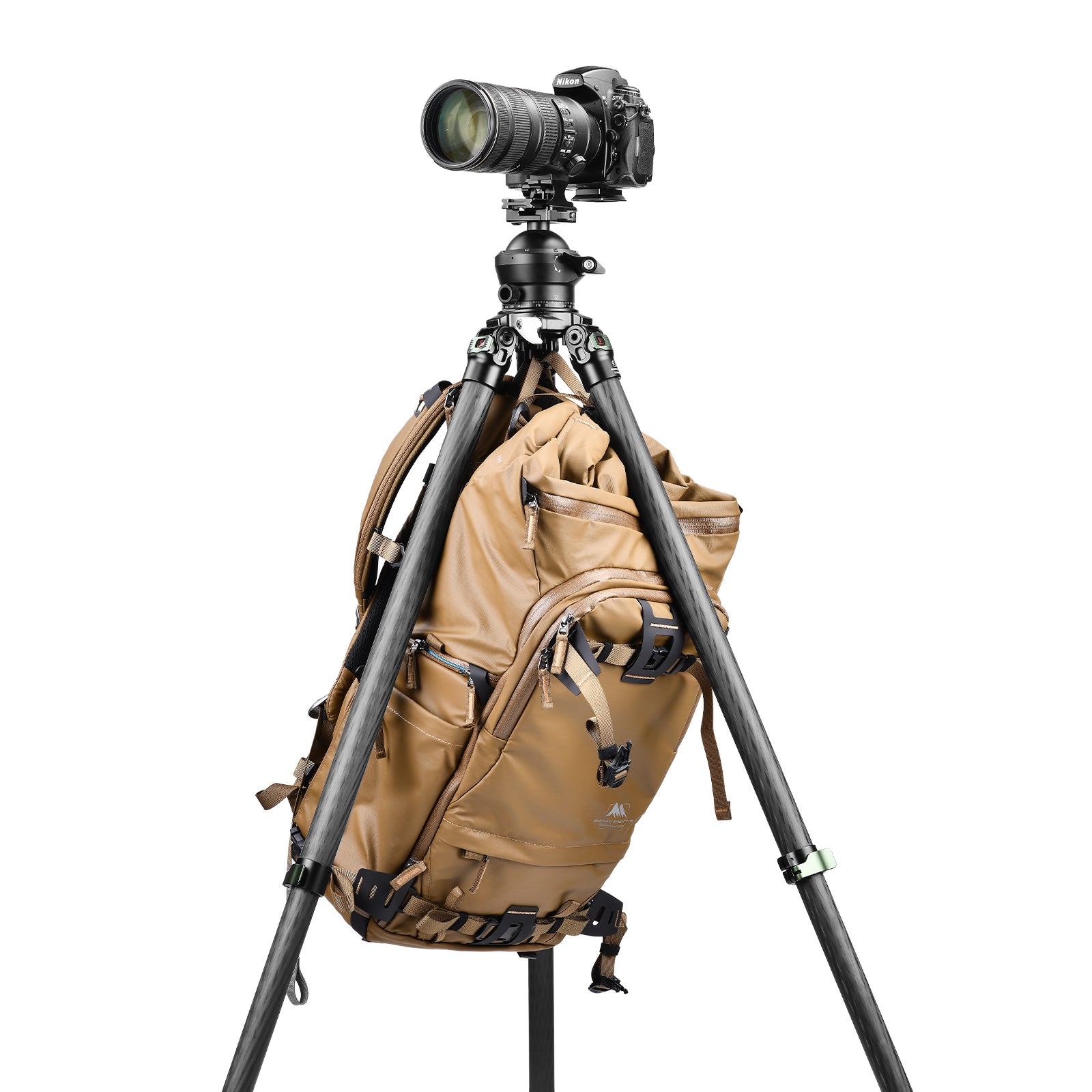 SUNWAYFOTO TL3230CM Carbon Fiber Tripod with Lever Locks for Outdoor Hunting,32mm, 3 sections, 66lb(30kg) Load