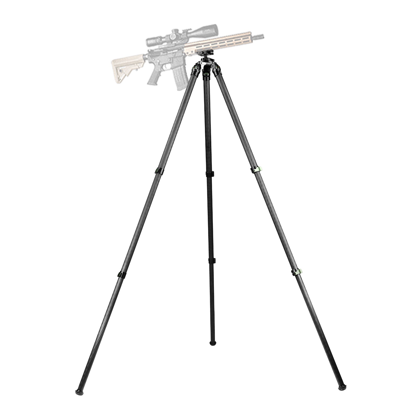 SUNWAYFOTO TL3230CM Carbon Fiber Tripod with Lever Locks for Outdoor Hunting,32mm, 3 sections, 66lb(30kg) Load