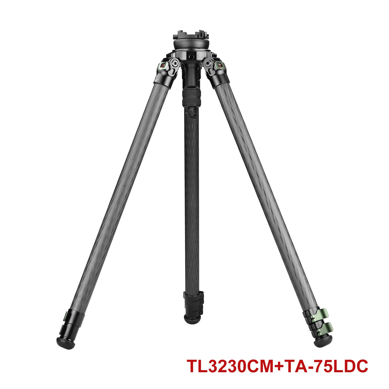 SUNWAYFOTO TL3230CM Carbon Fiber Tripod with Lever Locks for Outdoor Hunting,32mm, 3 sections, 66lb(30kg) Load