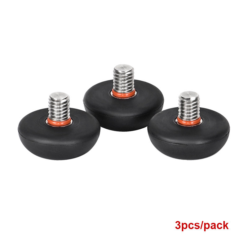 SUNWAYFOTO TR-35, Universal Rubber Feet, Nonslip Feet for Smooth Surface, 3/8’‘-16 Replacement Compatible with Gitzo RRS Manfrotto, Rubber Foot Pad, Tripod Accessories