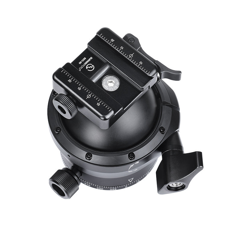 XB-70 70mm Ballhead for Hunting Tripod,with Picatinny and Arca Swiss Clamp,Load 88lb(40KG)