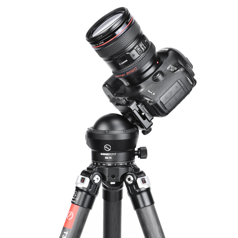 XB-70 70mm Ballhead for Hunting Tripod,with Picatinny and Arca Swiss Clamp,Load 88lb(40KG)