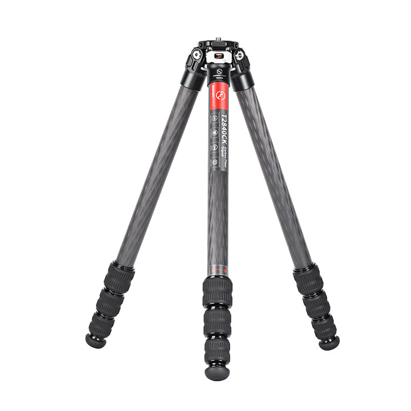 T2840CK Knight Series Carbon Fiber Tripod, 4 Leg Sections, Top Tube Diameter 28mm